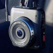Transcend DrivePro 200 Mounted in a Car
