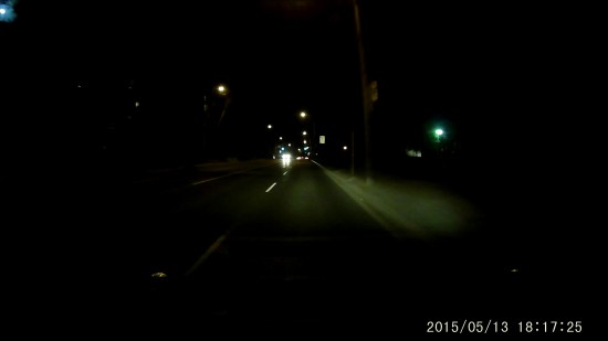 A118 B40 Video Screenshot - Driving down Toronto in Very Dark Conditions