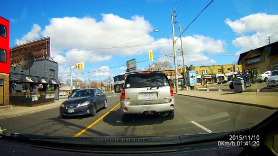 Dome Video Screenshot - Daytime Driving in East Toronto