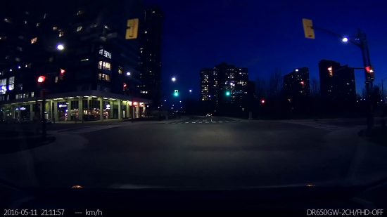 Blackvue - Driving in Mississauga Downtown Dark Screenshot