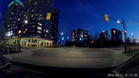 XiaoYi Yi - Driving in Mississauga Downtown Dark Screenshot