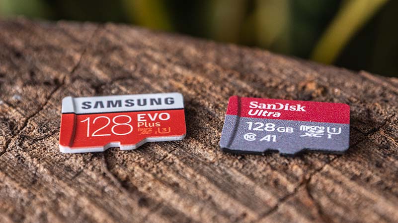 128GB Samsung EVO Plus & Sandisk Ultra A1